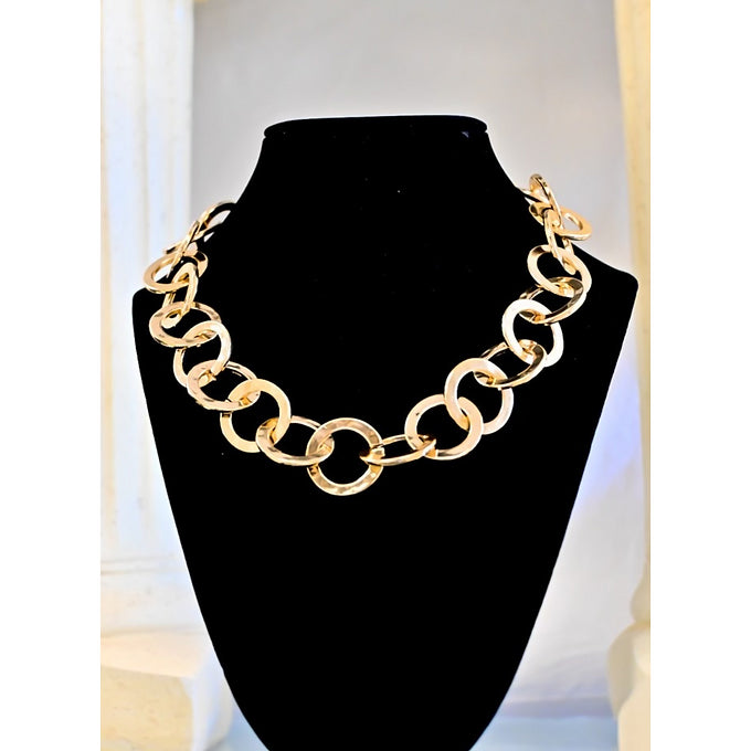 Open Round Circle Necklace