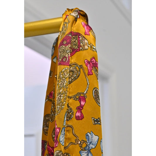 Gold Perfume Scarf