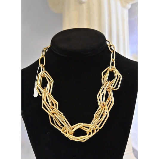Contemporary Hexagon Necklace