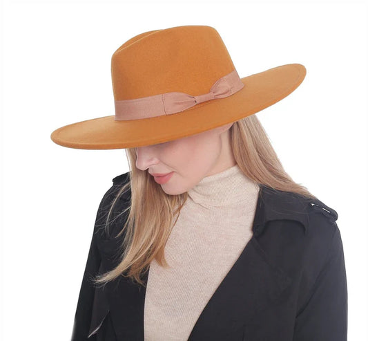 Fedora Brim Ribbon Band Hat